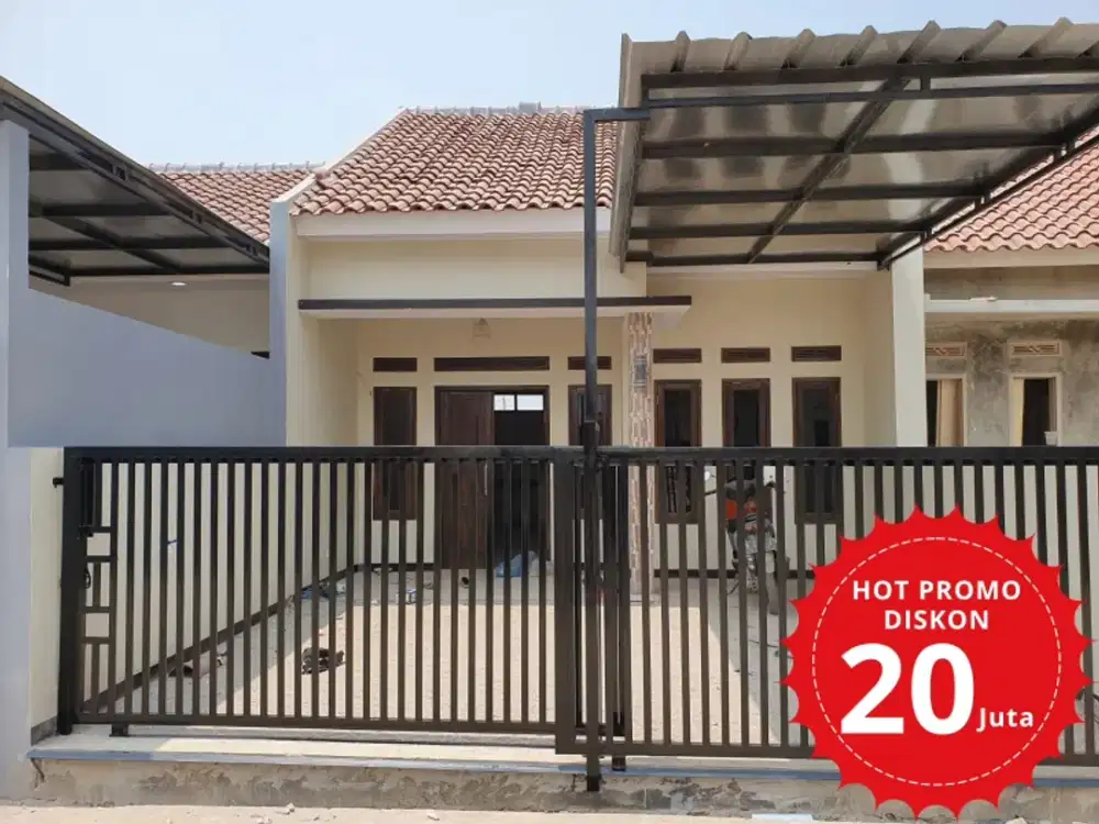 Promo diskon 20jt type 45/70 165jt aja