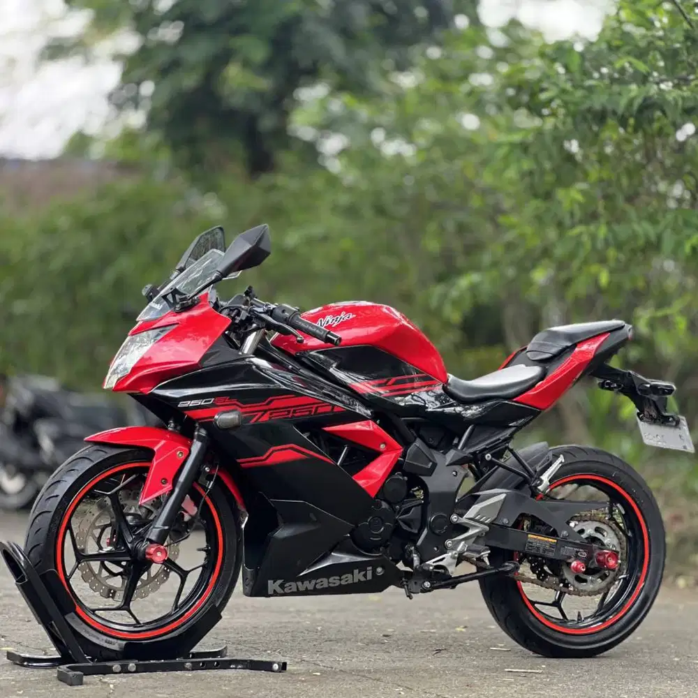 KAWASAKI NINJA MONO 250 SL MERAH 2016 KM 15K PAJAK ON SIAP RIDING
