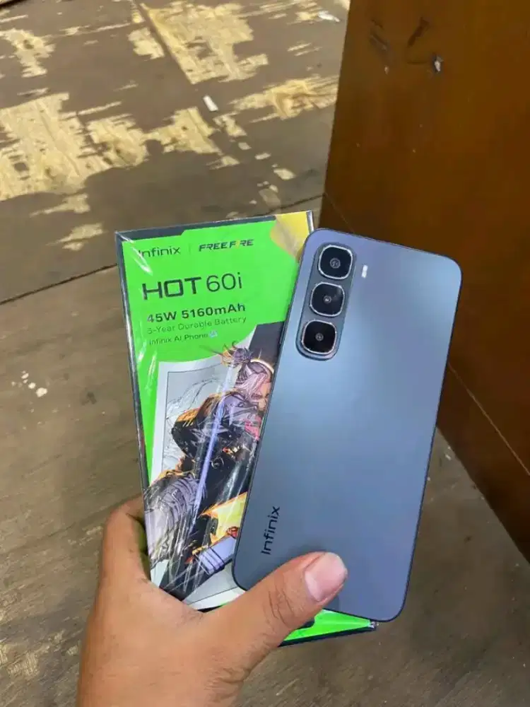 Infinix Hot 60i 6/128 mulus lengkap baru seminggu