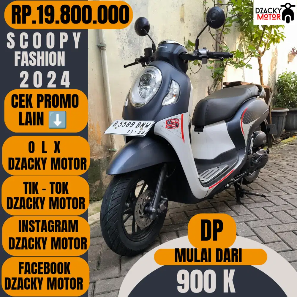 SCOOPY FASHION 2024 SECOND LIKE NEW