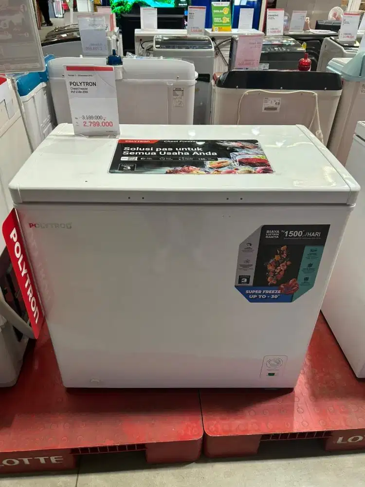 Lotte ciputat (kredit) FREEZER PCF218n 200L Polytron