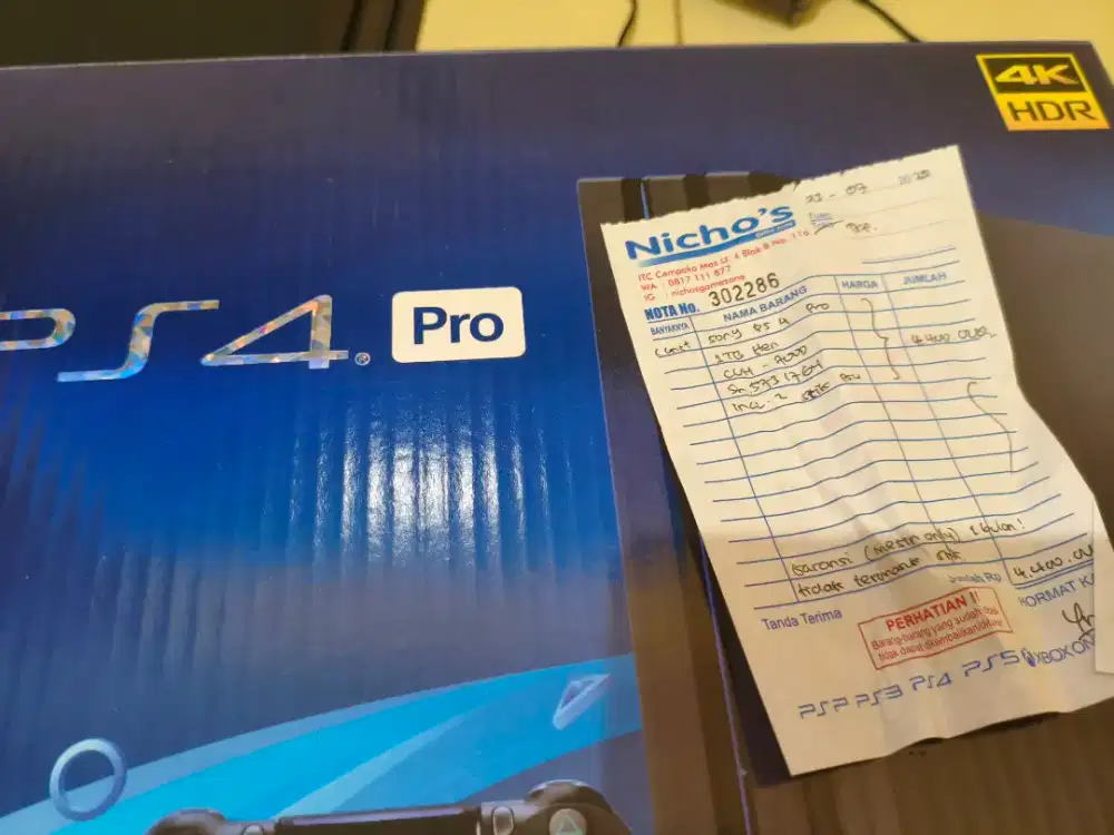 ps4 pro 1tb no minus