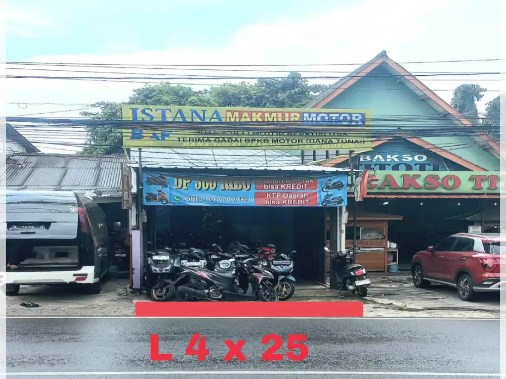 Dijual Tanah & Bangunan 4 x 25 Hadap Ke Jalan Raya Kyai Hasyim Ashari Pinang Kota Tangerang