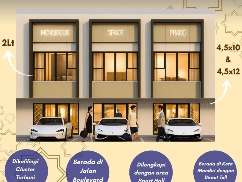 Segera Hadir . . . Ruko Indica Grande 2 Lantai mulai Rp. 1,5 M-an di Paramount Petals, Tangerang