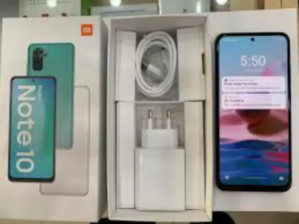 Xiaomi Redmi Note 10 4G 4+(1)/64 GB Lengkap FULLSET.
