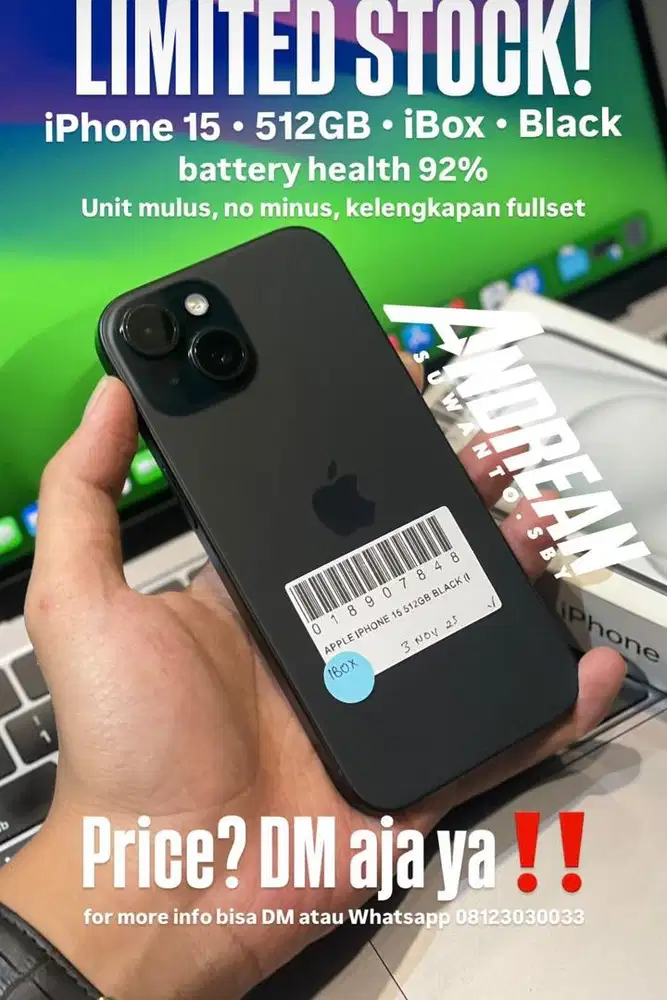 Iphone 15 512gb ibox