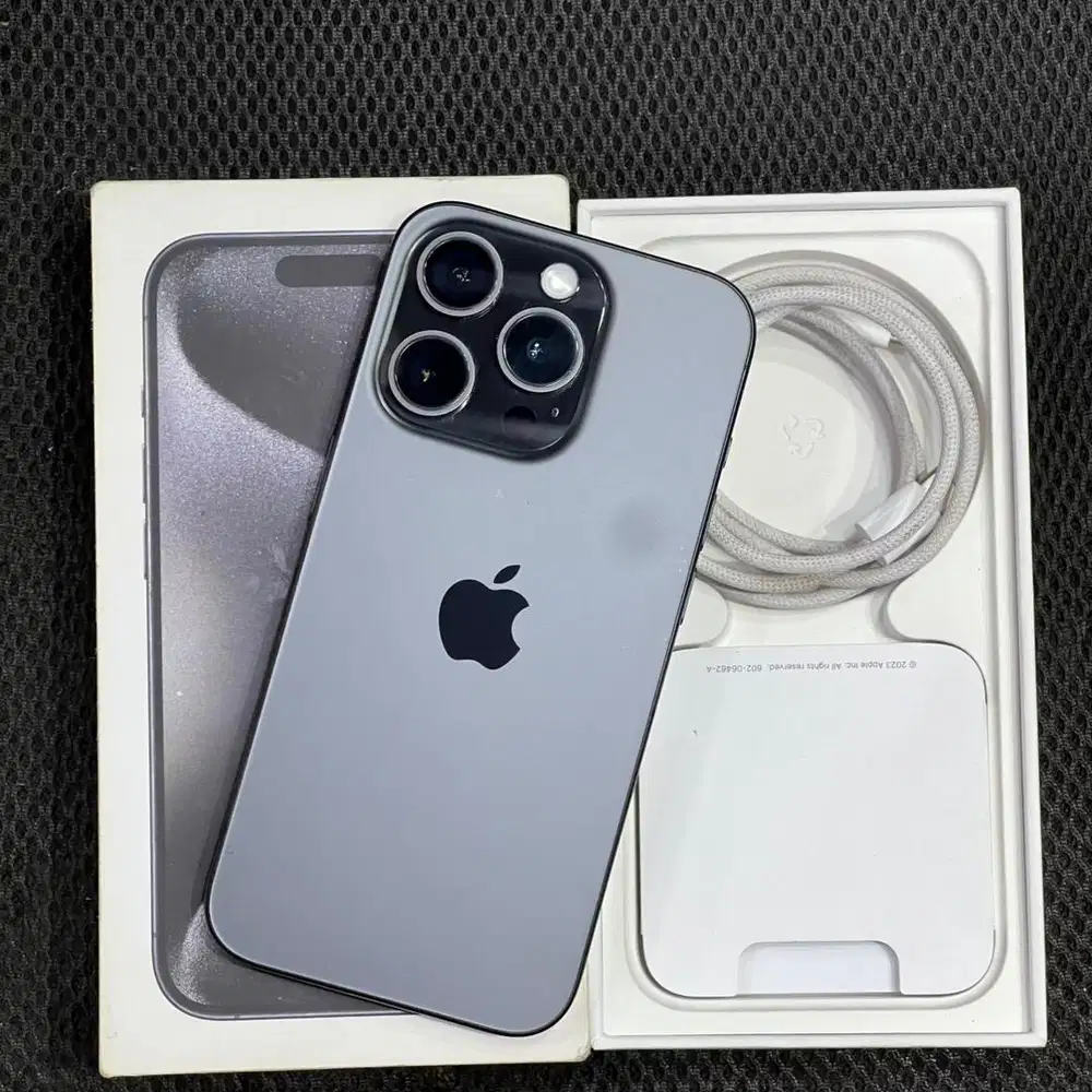 iphone 15 pro 128gb resmi dual sim beacukai fullset original bh 92