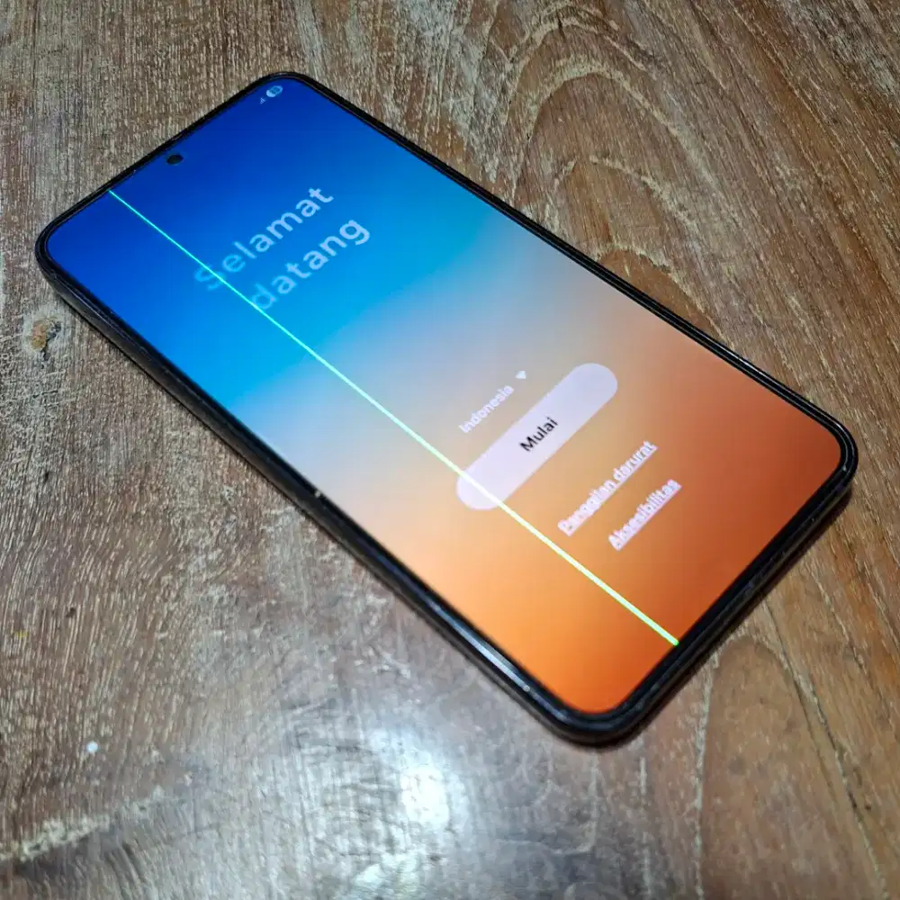 DIJUAL SAMSUNG GALAXY S23 5G BEKAS layar bergaris hijau