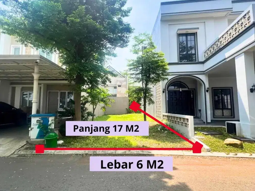 Dijual Kavling Siap Bangun Di Cluster North Thames Jakarta Garden City