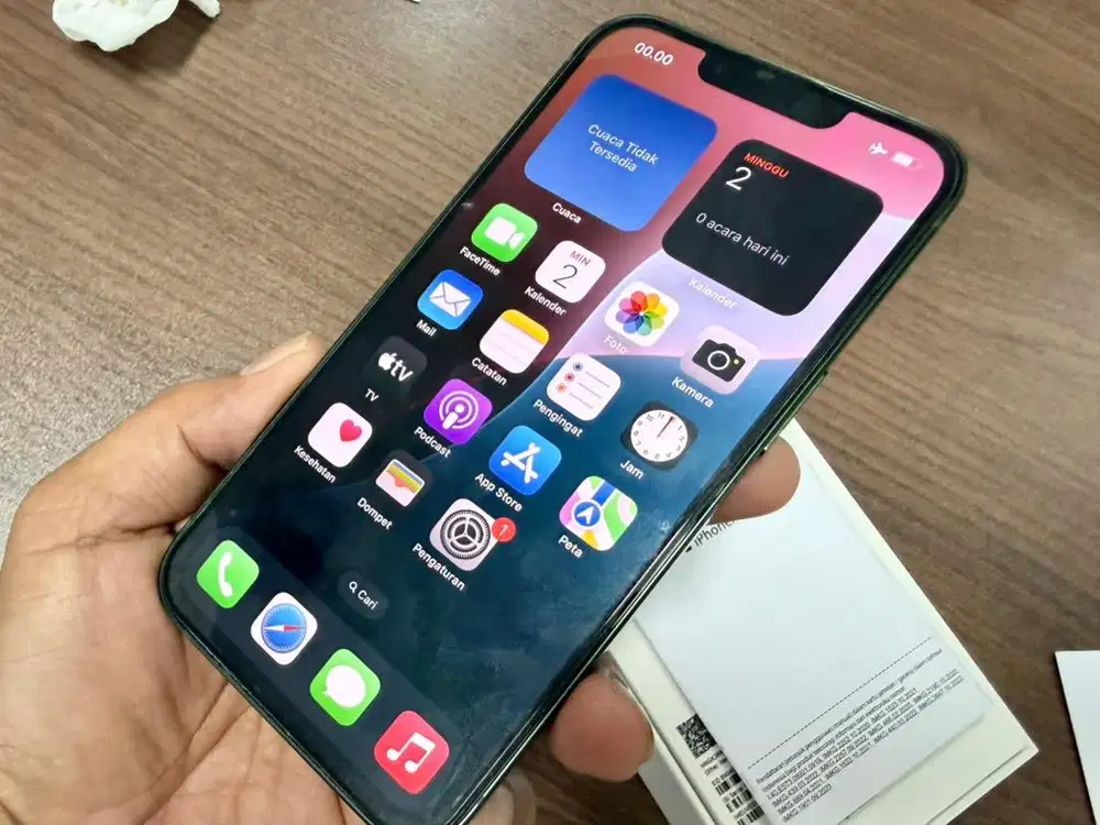 jual Santai Iphone 13 Green 128 Ibox