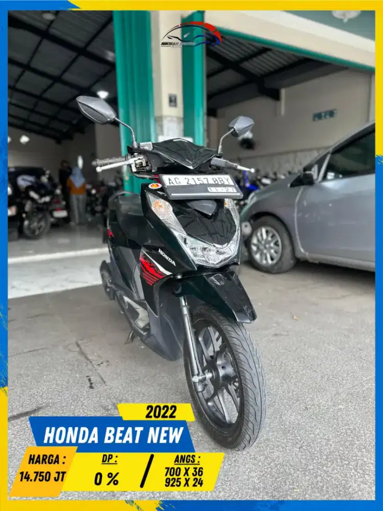 HONDA BEAT NEW 2022 PLAT AG NEGO TIPIS LURR HIKMAH MOTOR KEPUH MALANG