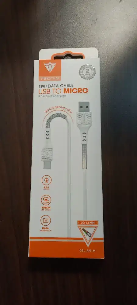 TECNIX CBL-829-M Kabel Data Micro Kabel Micro fast charging 3.1A