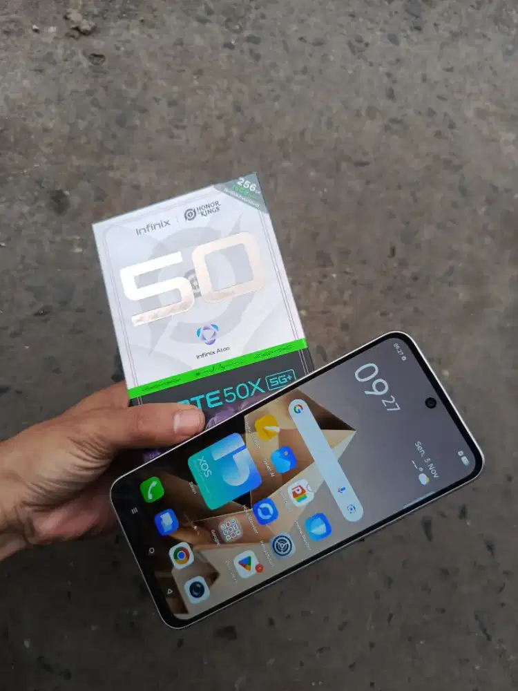 Infinix Note 50X 5G+ 8+8GB/256GB lengkap