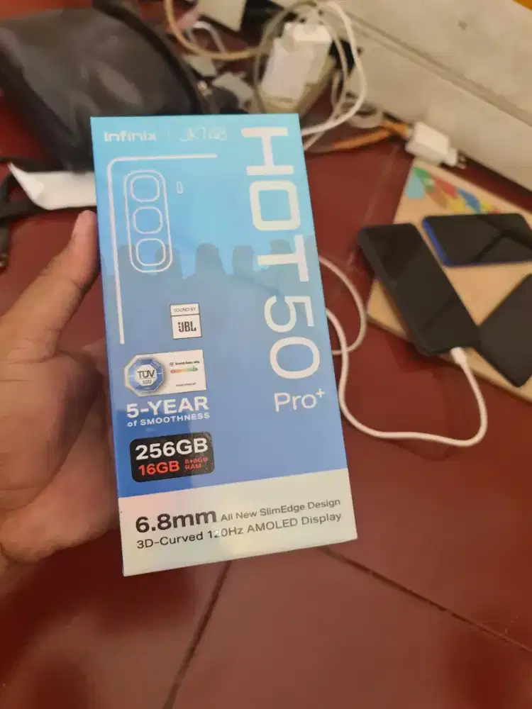 New infinix hot 50 pro plus ram8/256 garansi resmi 1 tahun