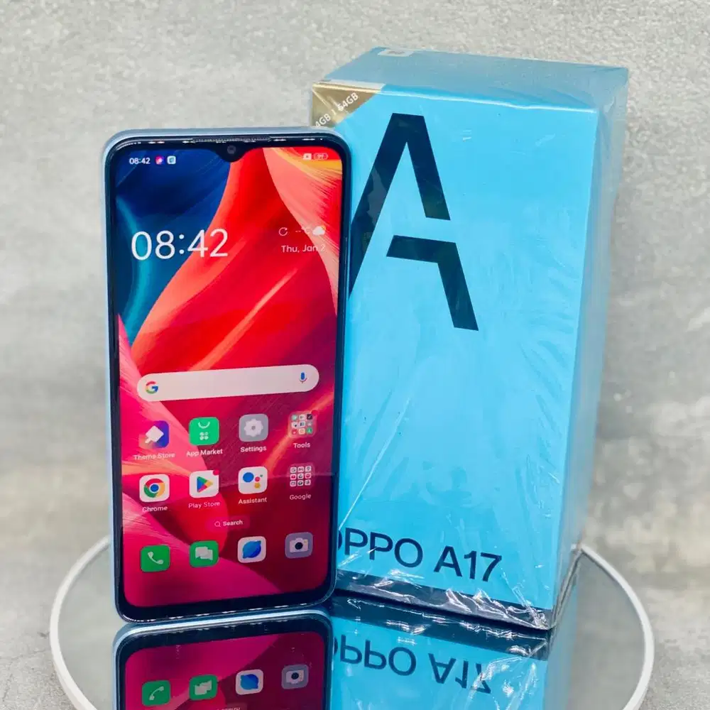 OPPO A17 RESMI 4/64 BIRU LAUT