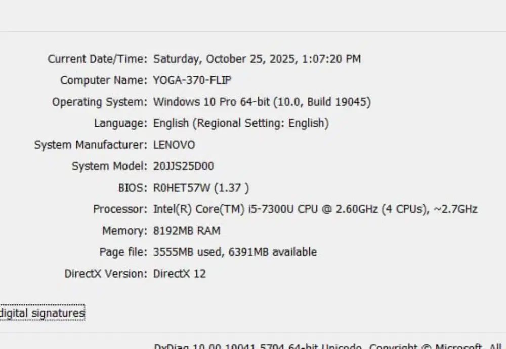 Lenovo Thinkpad Yoga 370 V37 Touchscreen [RAM 8GB / SSD 256GB]