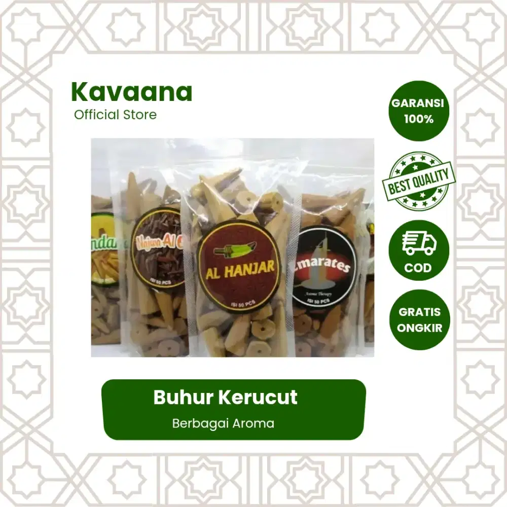 Buhur Kerucut | Pengharum Ruangan Asap Buhur | Aroma Arab
