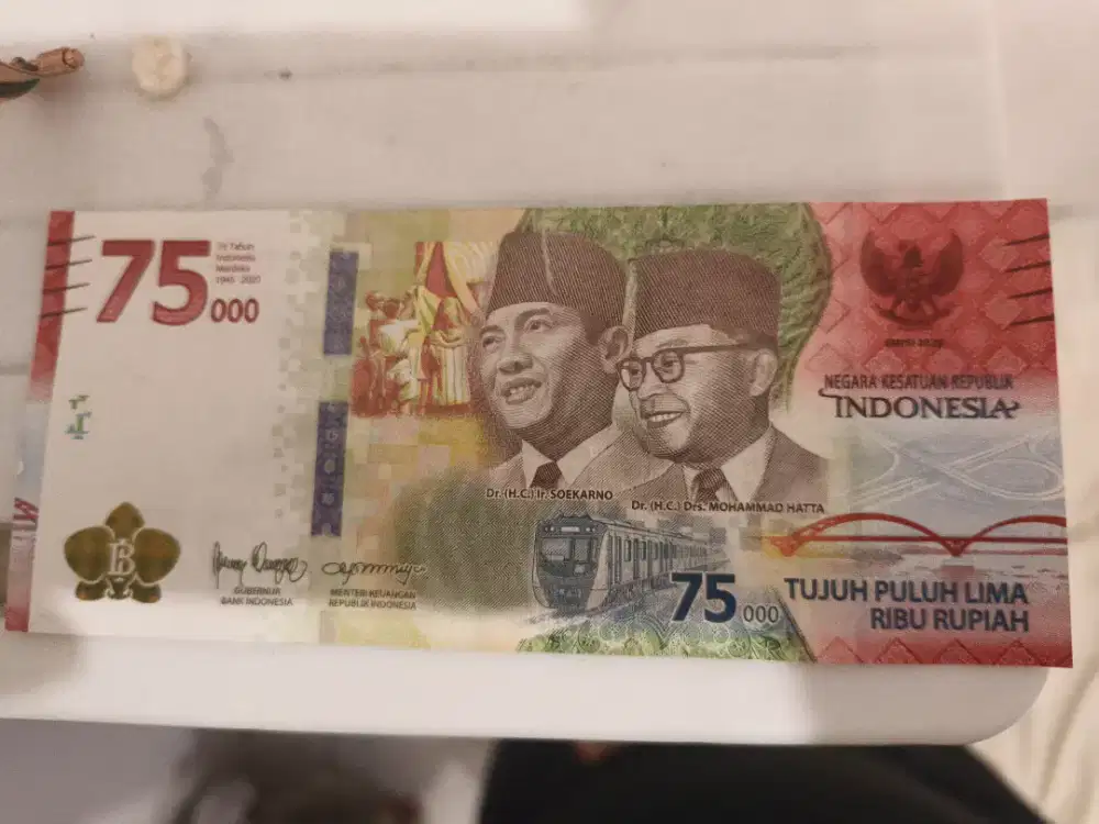 Uang 75ribu edisi kemerdekaan