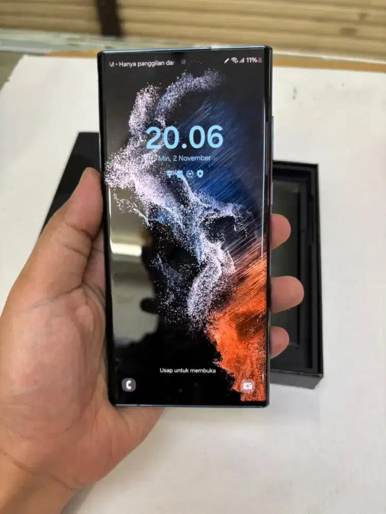 Samsung galaxy S22 ultra 5g 12/512gb ex resmi sein fulset original