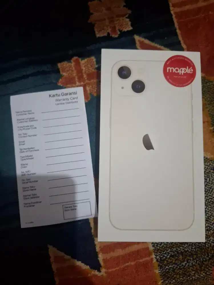 NEW Iphone 13 Wbite 128gb (Digimap)