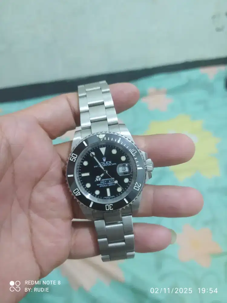 jam rolex otomatis tanpa batre