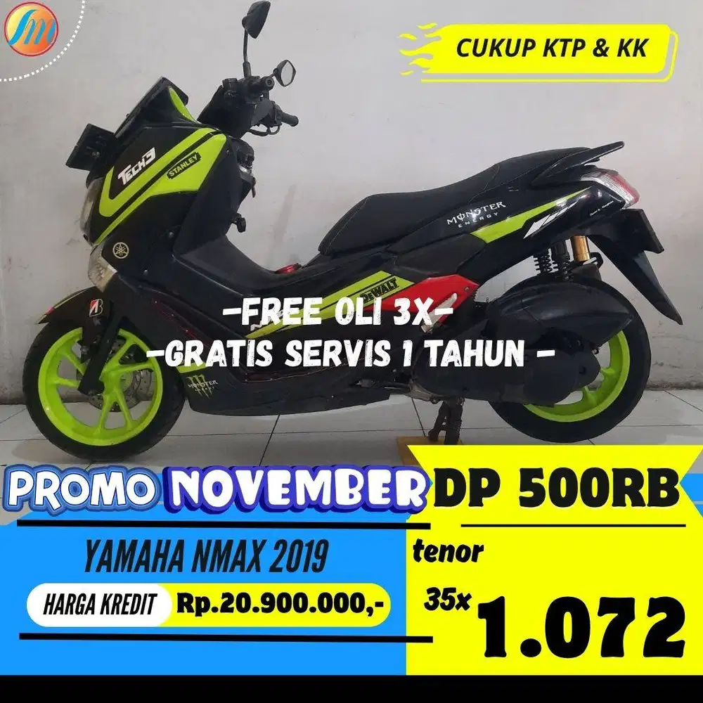 DP 500RIBU YAMAHA NMAX 2019 ANGSURAN SANGAT RINGAN BERGARANSI