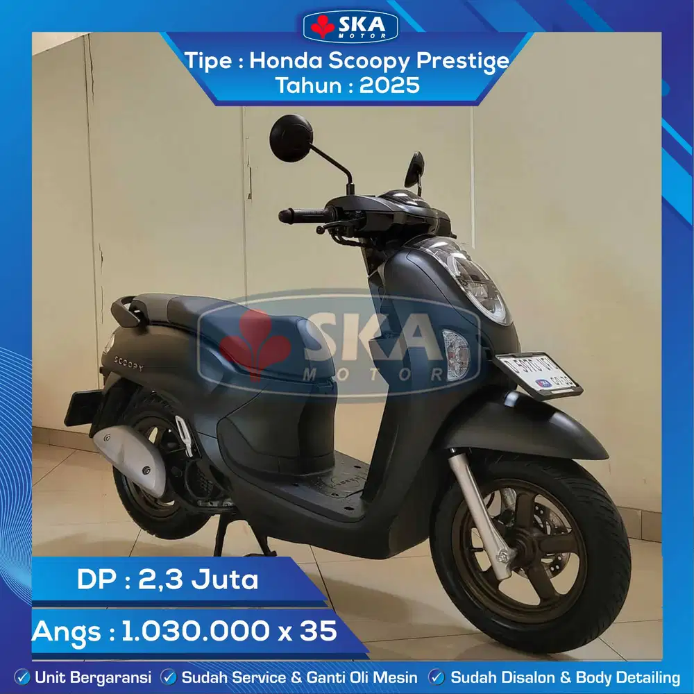 Honda Scoopy Prestige Tahun 2025 KM BARU 400an