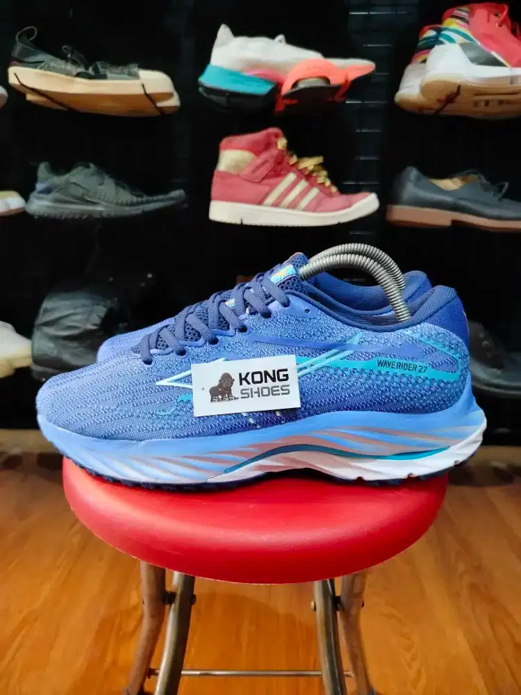 SEPATU MIZUNO WAVE HAYATE BLUE WHITE