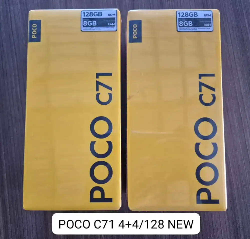 POCO C71 4+4/128 NEW GARANSI RESMU