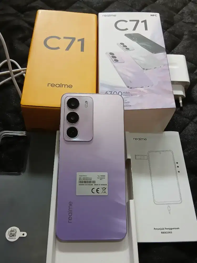 Realme C71 Nfc 4+8/128 Mulus 99% Fullset Full Orian