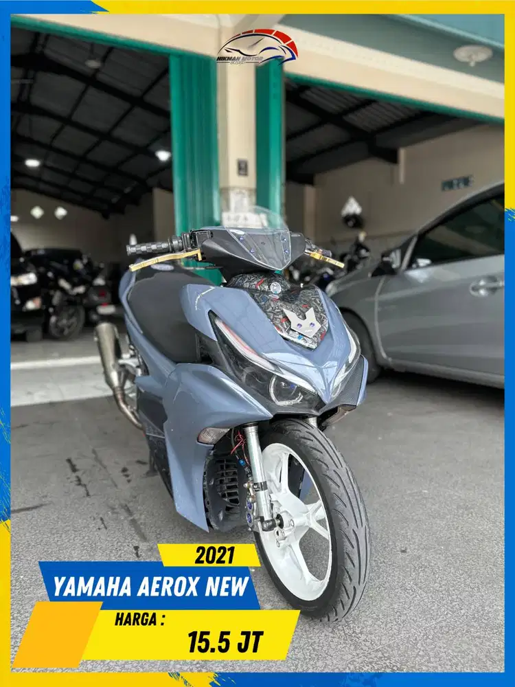 YAMAHA AEROX NEW 2021 MONGGO GAS POLL MURAH MERIAH HIKMAH MOTOR KEPUH