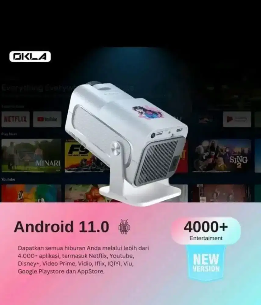 SMOON 320 Smart Proyektor Mini