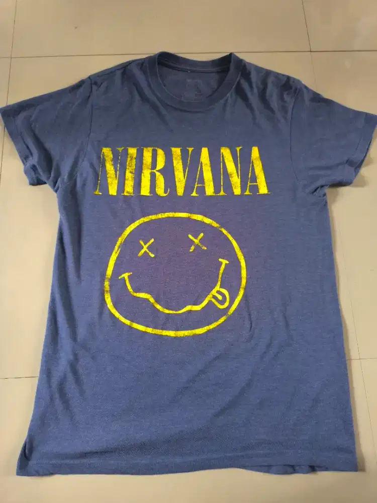 Original Nirvana Baju Band built up tdk acdc misfit Metallica h&m zara