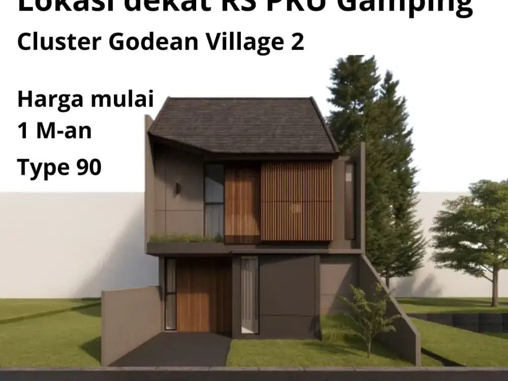 Godean, Rumah Sleman, Dekat RS PKU Muhammadiyah Gamping