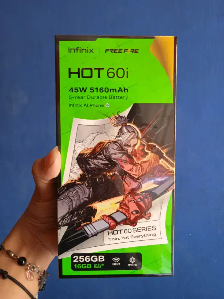 Redy infinix Hot 60i 8/256 NEW Garansi resmi 1thn