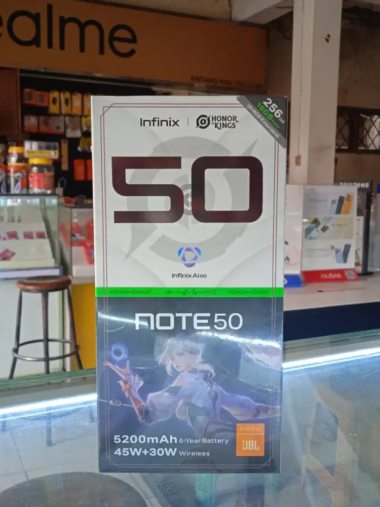 Redy infinix note 50 8/256 NEW Garansi resmi 1thn
