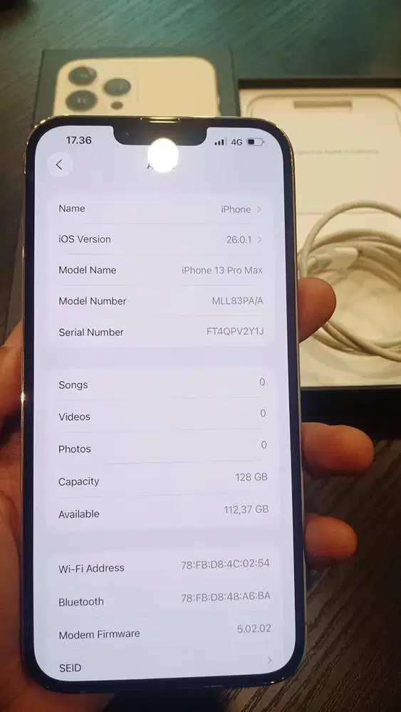 Iphone 13 pro max 128 ibox