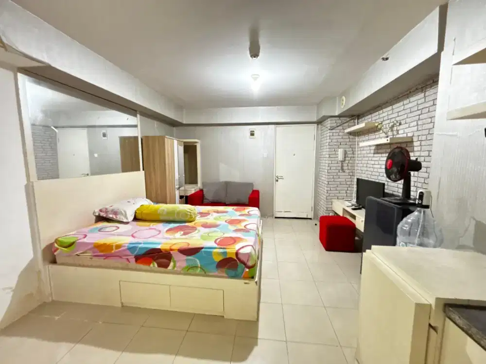 SEWA APARTEMEN BASURA TIPE STUDIO FURNISH DIATAS MALL