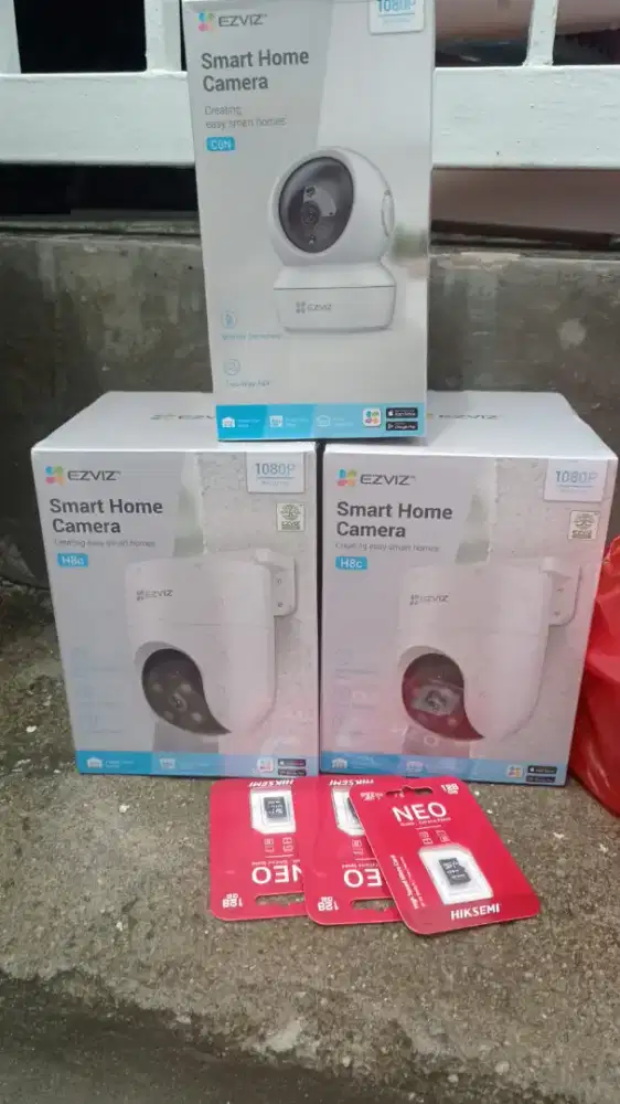 CCTV wireles ezviz 1jt 1 camera + memori free