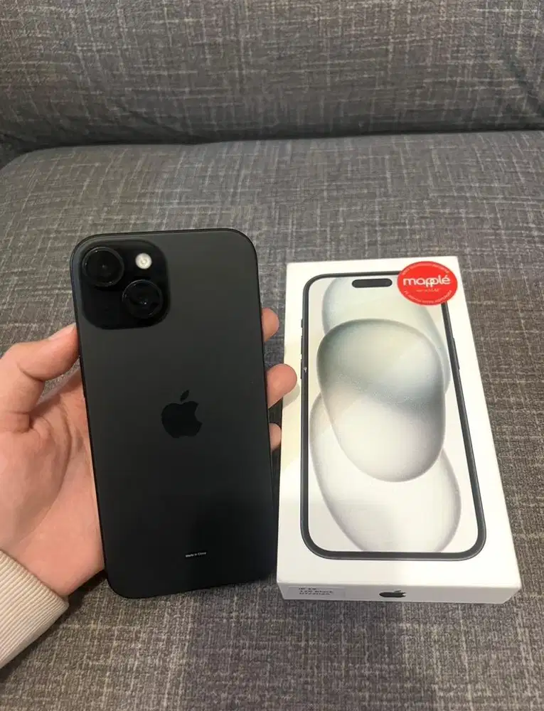 iPhone 15 128gb Black Garansi Resmi iBox Digimap Fullset