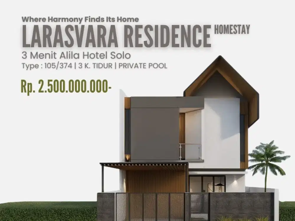 Rumah Sebrang Hotel Alila Solo Area Premium Laweyan