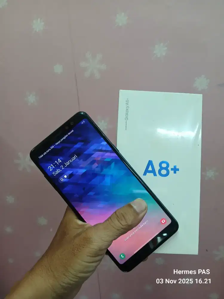 Samsung A8+ ram 6/64 NFc
dan dus