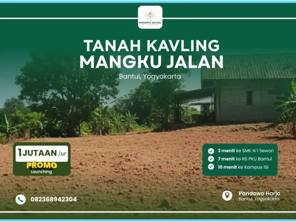 TANAH KAVLING YOGYAKARTA MURAH AKSES MUDAH JL BANTUL DEKAT PASAR DAN RS PKU