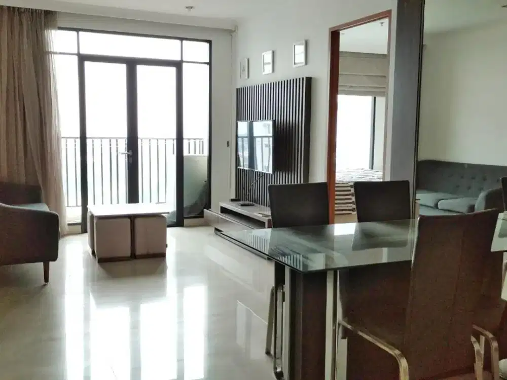 Dijual Apartemen Hamptons Park Tipe 2 Kamar Tidur Furnished
