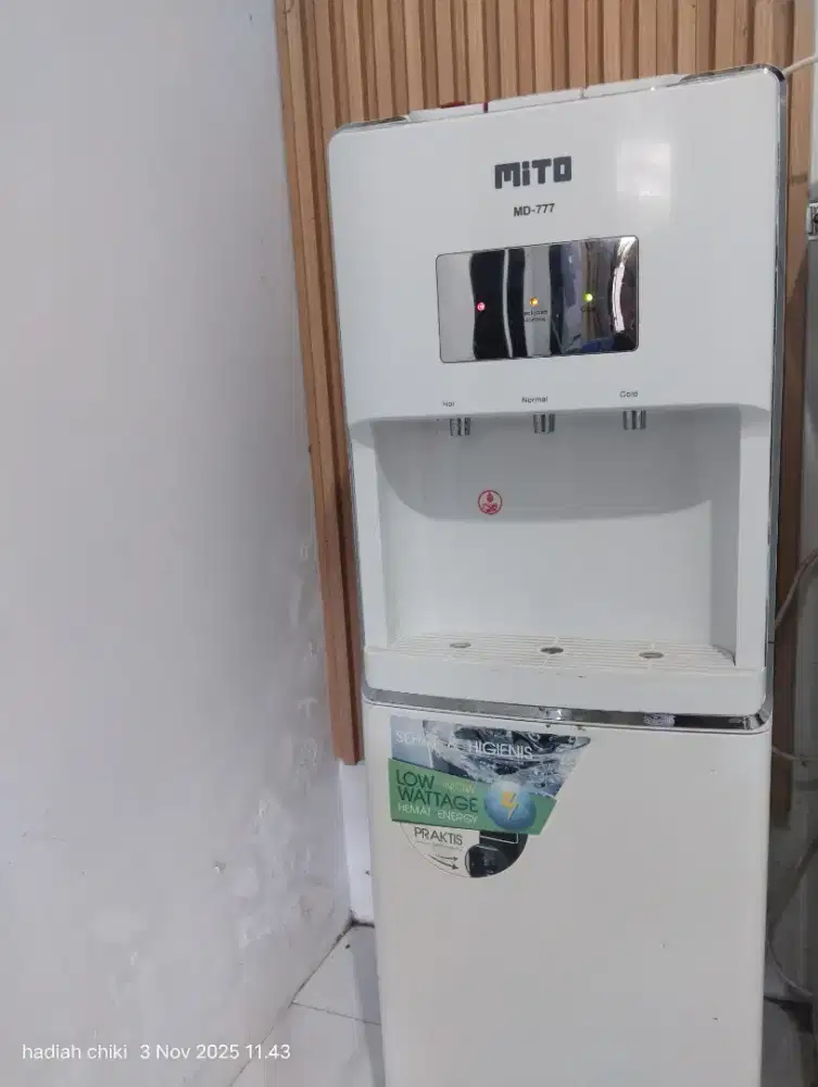 Dispenser galon bawah mito md 777