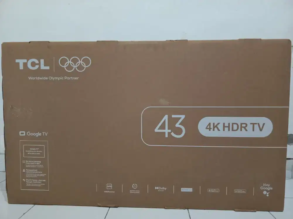 TCL 43 Smart Android GoogleTV 4K UHD Netflix YouTube Digital BARU
