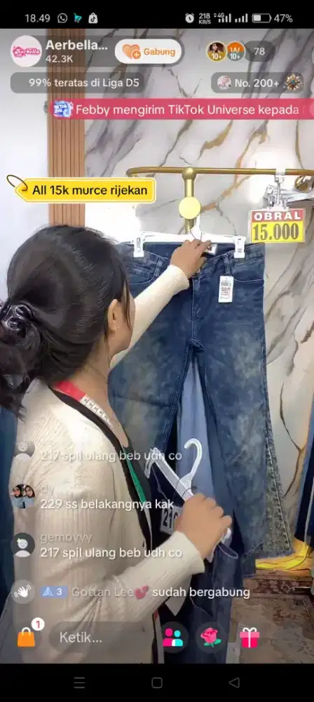 Host live tiktok/shopee