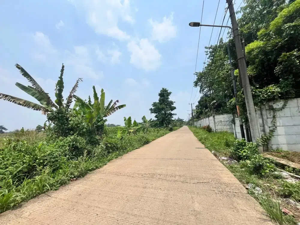 Tanah Cisauk Murah Strategis Pinggir Jalan