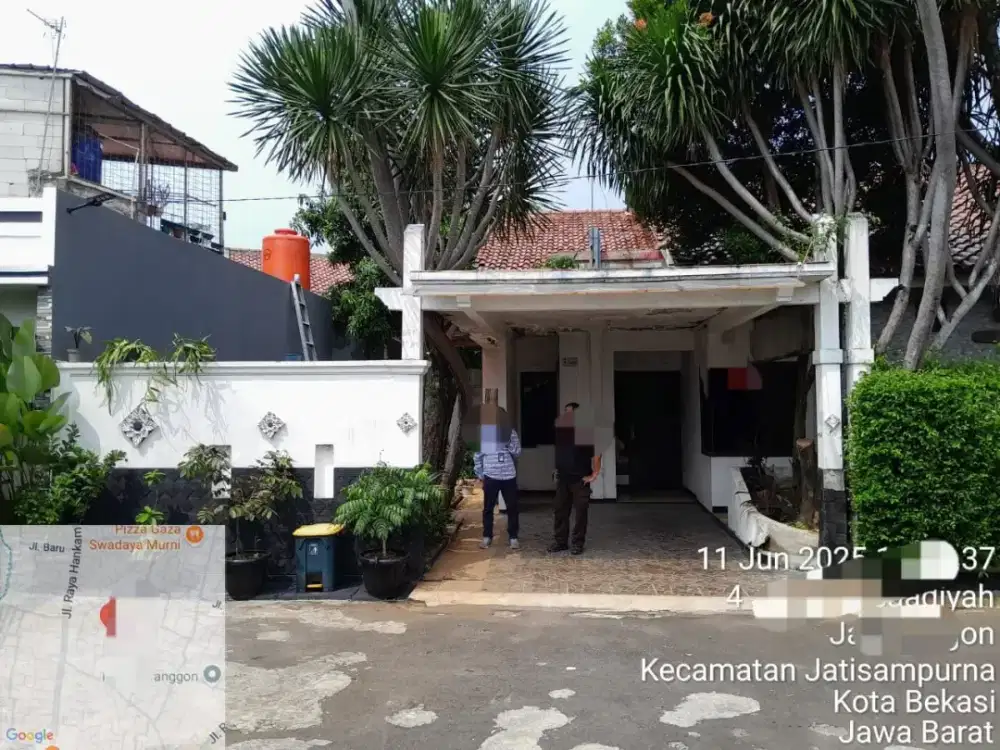 Harga Termurah!!! Di Jual Lelang Rumah Jatisampurna Bekasi Dekat Toll