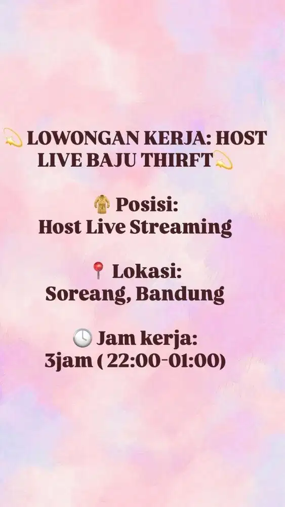 HOST LIVE BAJU THRIFT SHOPEE / TIKTOK